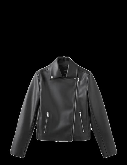 Mango | Faux-Leather Biker Jacket | XS