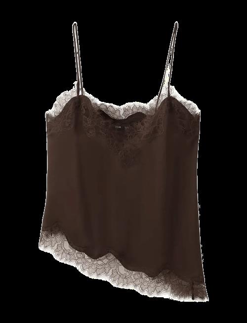 Mango | Asymmetric Lace Camisole Top | S
