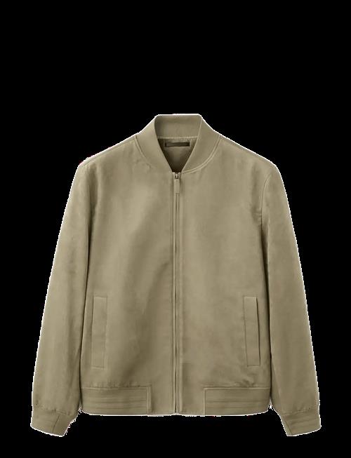 Mango | Suede-Effect Bomber Jacket | L