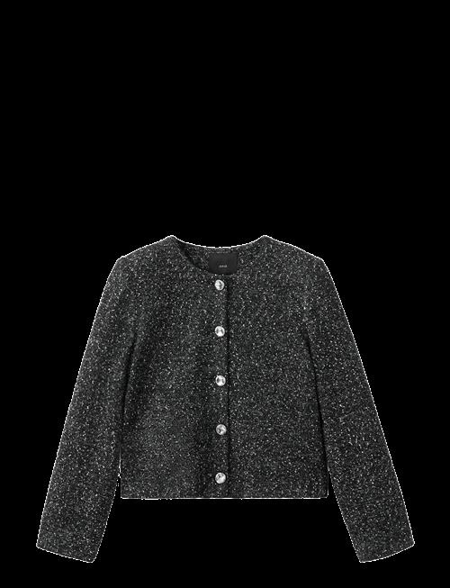 Mango | Flecked Cotton-Blend Jacket | S