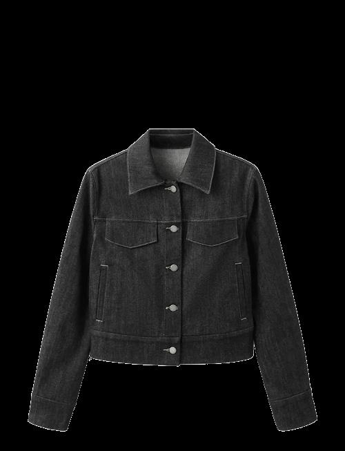 Mango | Fitted Denim Jacket With Pockets | XS