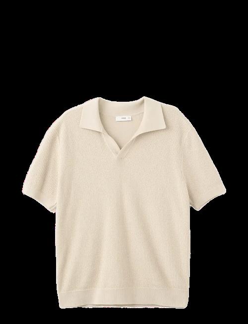 Mango | 100 Cotton Knitted Polo Structure | XL