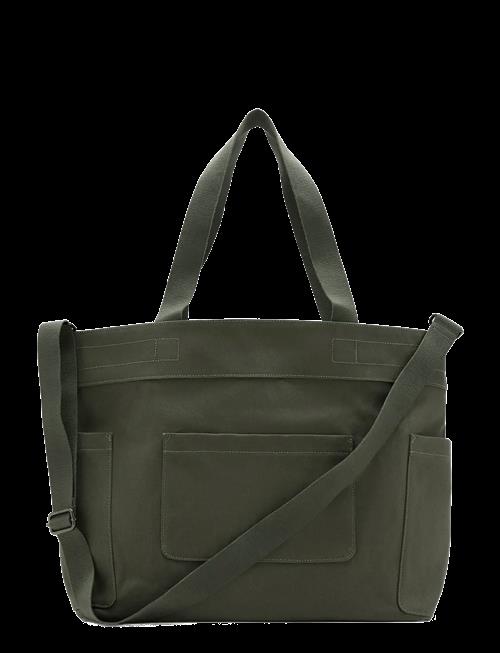 Mango | Cotton Tote Bag With Pockets | ONE SIZE