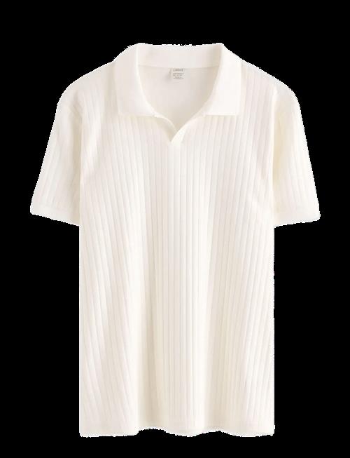 Lindex | Ribbed Top With Collar | 146/152