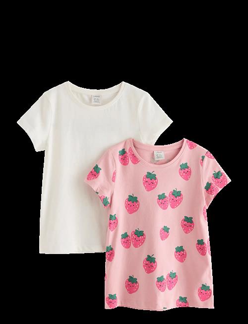 Lindex | 2-Pack Short-Sleeved Tops | 128
