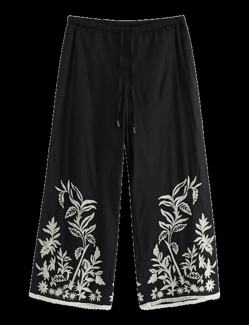 Lindex | Trousers Nilla Embroidery | XS