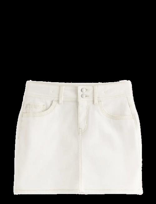 Lindex | White Denim Skirt | 158/164