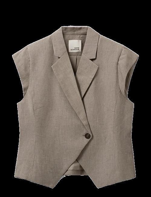 Sofie Schnoor | Majsesw Linen Mix Cap Sleeve Blazer | 34