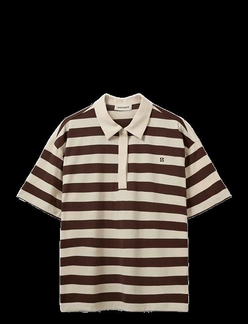 Sofie Schnoor | Pilsw Oversize Striped Polo Shirt | XL