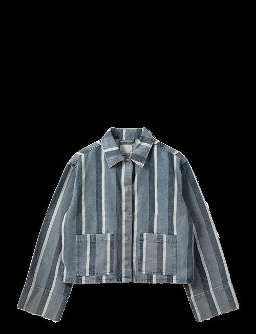 Sofie Schnoor | Tazasw Striped Denim Jacket | 38