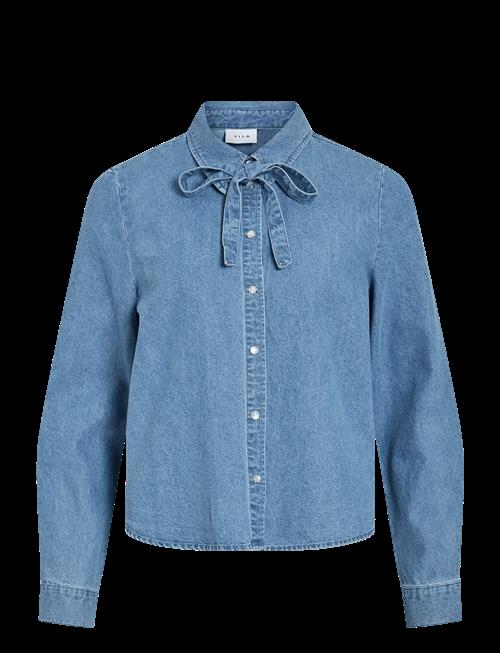 Vila | Viconga L/S Bow Denim Shirt | 40