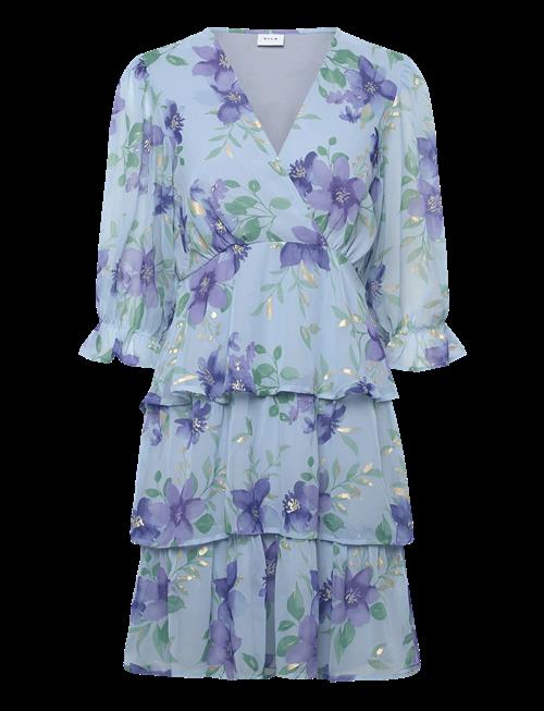 Vila | Vimagnolia 3/4 -Neck Short Dress/Dc/Ka | 36
