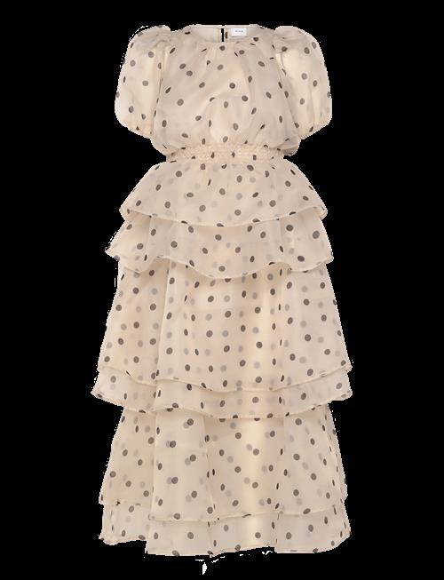 Vila | Vivane S/S O-Neck Midi Dress/Dc/Ka | 42