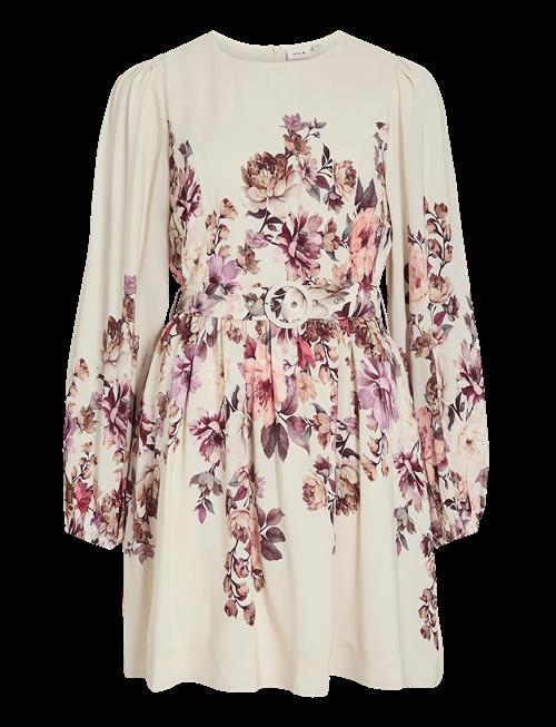 Vila | Visofila Pla O-Neck Ls Short Dress/Dc/Ln | 44