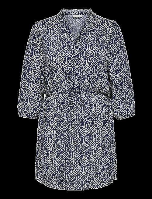 ONLY Carmakoma | Carastina 3/4 V-Neck Abk Dress Wvn Zl | 46