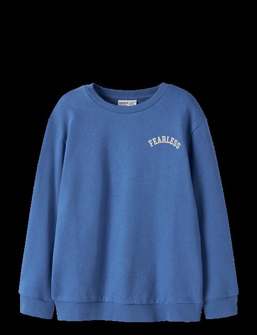 name it | Nkmblain Ls Nreg Sweat Bru | 134-140
