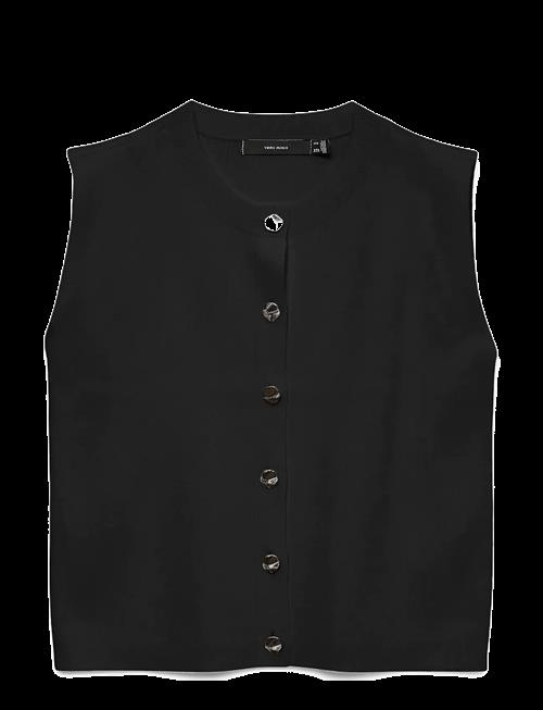 Vero Moda | Vmgold Sl O-Neck Button Vest Boo | M
