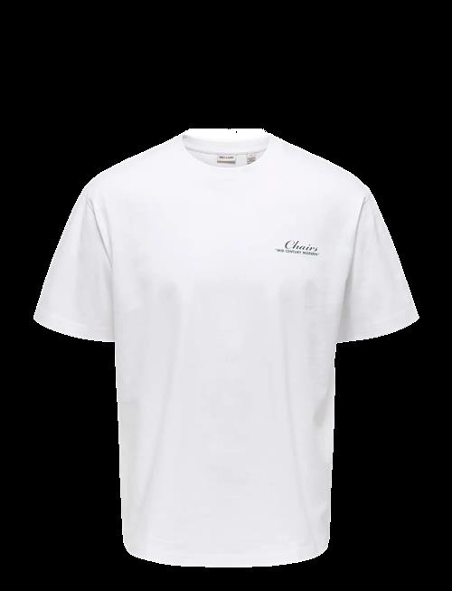 ONLY & SONS | Onsfred Life Mid Century Rlx Ss Tee | S