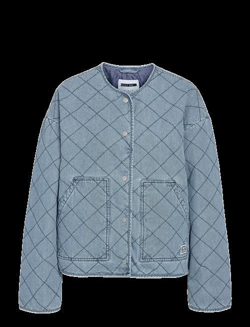NOISY MAY | Nmcleo Quilted Denim Jacket | L