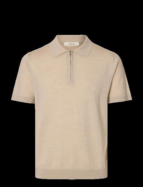 Selected | Slhtray Ss Knit Half Zip Polo Noos | XXL