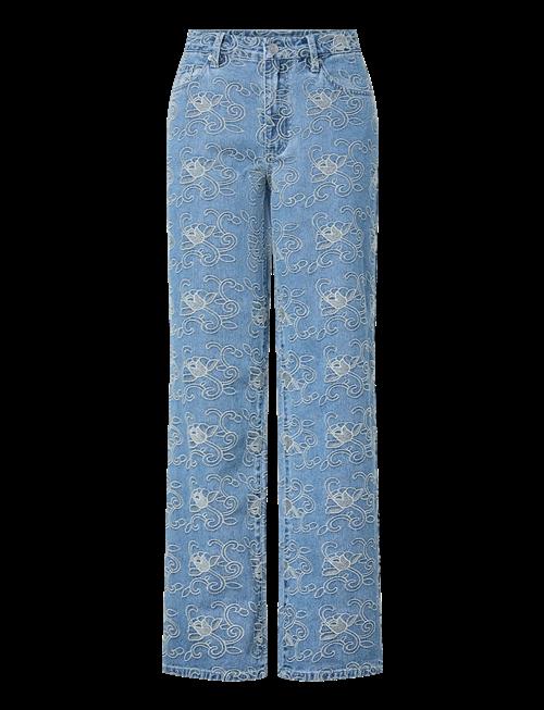 YAS | Yassia Mw Emb Straight Jeans | 28 x 32