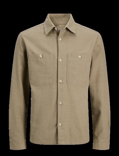 Jack & Jones | Jprblurayle Linen Bl. Solid Ls Shirt Sn | L