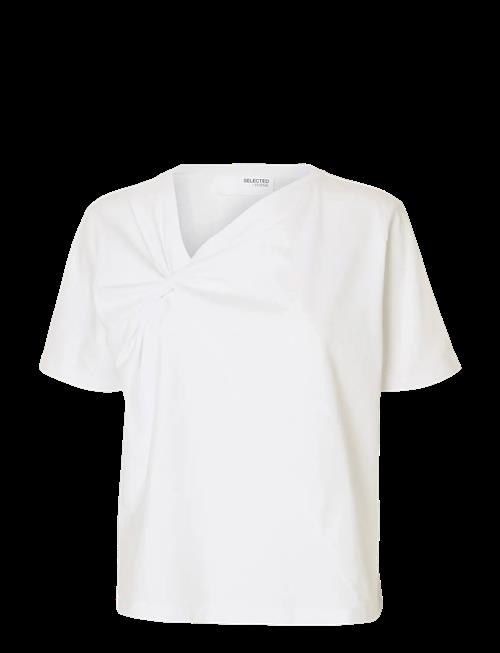 Selected | Slfmila Twisted Ss Tee | L