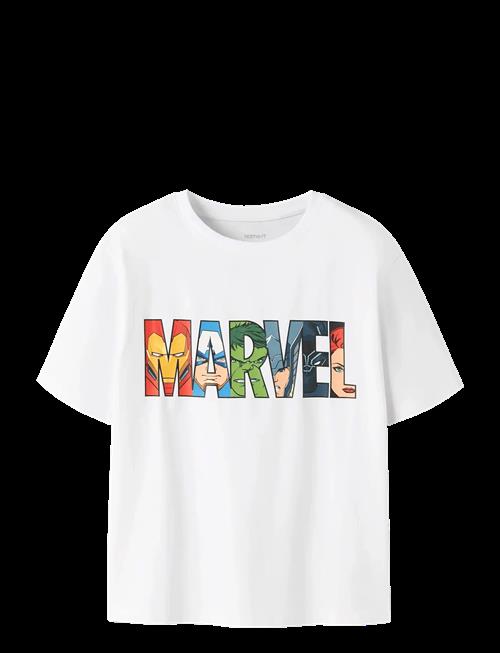 name it | Nkmfergus Marvel Ss Nreg Top Mar | 134-140