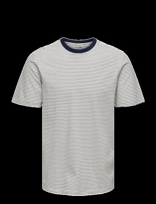 ONLY & SONS | Onsfred Life Rlx Ss Stripe Tee Noos | S
