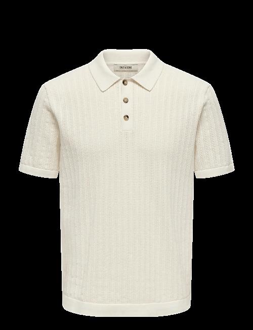 ONLY & SONS | Onsmoon Reg 12 Ss Polo Knit Noos | XS