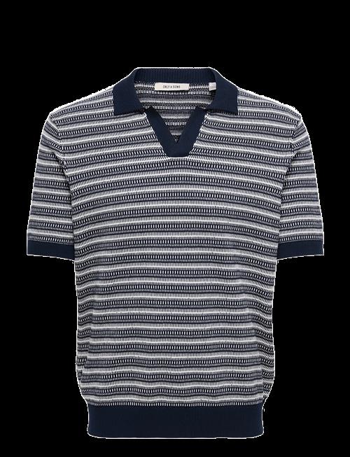 ONLY & SONS | Onstilo Life Reg Ss Split Neck Knit Noos | XXL