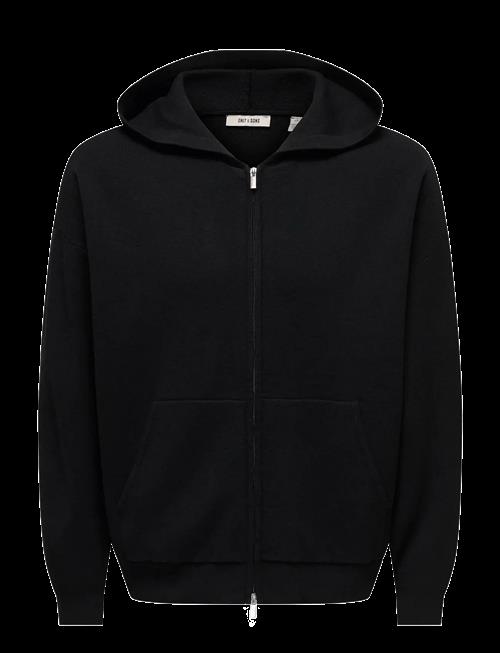ONLY & SONS | Onssade Ovz Ls Zip Cardigan Knit | M