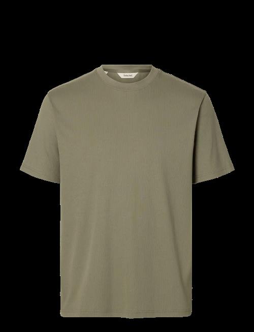 Selected | Slhspencer Rib Ss O-Neck Tee Noos | M
