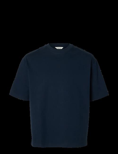 Selected | Slmrelaxaspen 2-Ply Ss O-Neck Noos | L