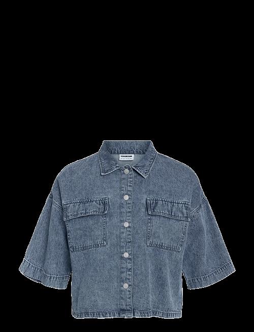 NOISY MAY | Nmenza S/S Reg Crop Shirt Mg004Mb Noos | S
