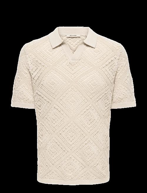ONLY & SONS | Onskolmar Life Reg 5 Ss Resort Knit | XXL