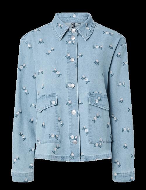 Pieces | Pcflora Ls Denim Emb Shirt Noos | XS