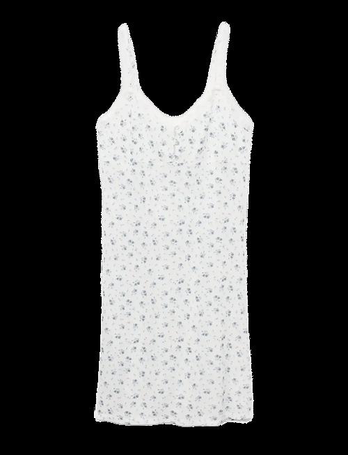 Mango | Floral-Print Lace Nightdress | M