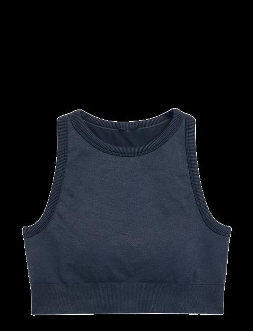 STRONGER | Washed Seamless High Neck Bra | S