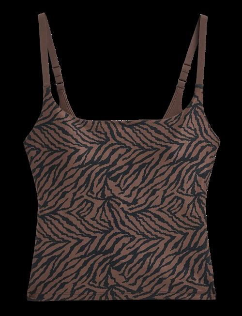STRONGER | The Printed One Strap Tank Top | M