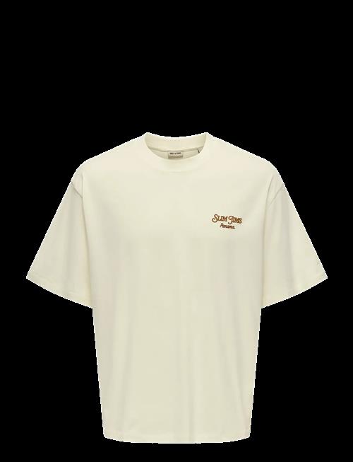 ONLY & SONS | Onsmalik Jims Ovs Ss Tee | XXL