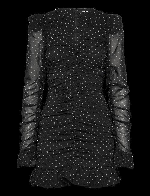 ROTATE | Printed Long-Sleeve Dress | 34