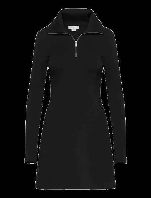 Calvin Klein Jeans | Scuba Fit & Flare Half Zip Dress | XXS