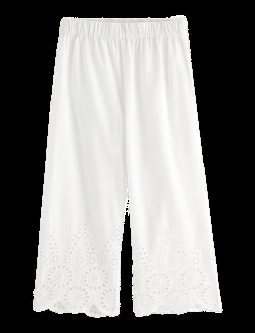 Lindex | Trousers With Broderie Anglaise | 116