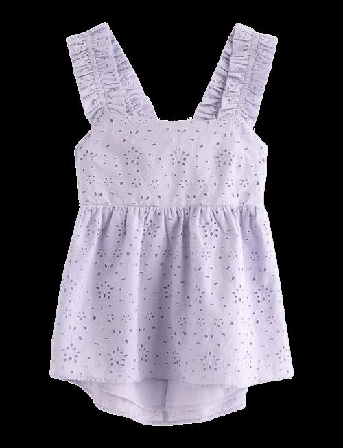 Lindex | Sleeveless Blouse With Broderie Anglaise | 128