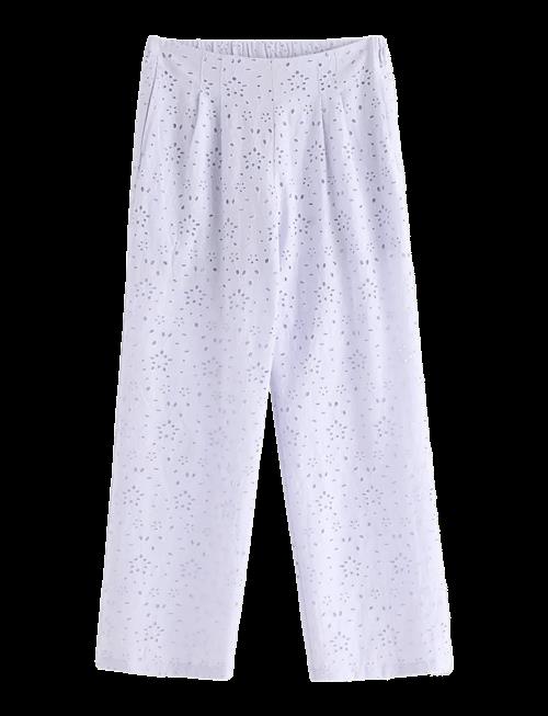 Lindex | Trousers With Broderie Anglaise | 158