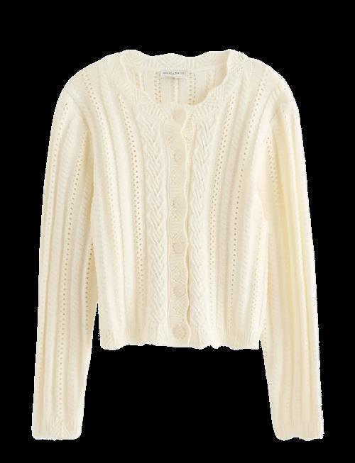 Lindex | Pattern-Knit Cardigan | XXL