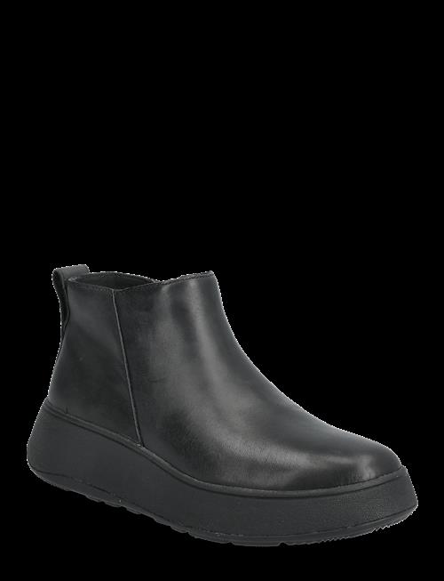 FitFlop | F-Mode Leather Flatform Zip Ankle Boots | 38