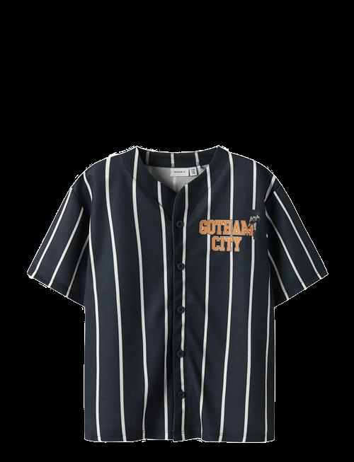 name it | Nkmakash Batman Ss Nreg Poly Shirt Wab | 122-128