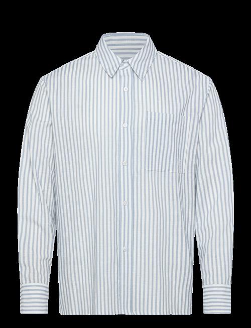 NEUW | Blurred Stripe Ls Shirt Oxford Blue | S